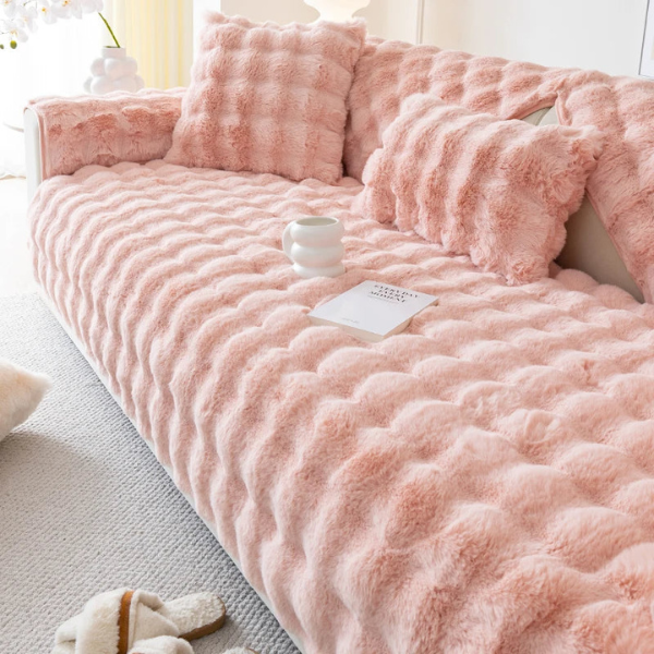 Housse de Canapé Confort Premium 0 Electro Paris Rose 70x70cm