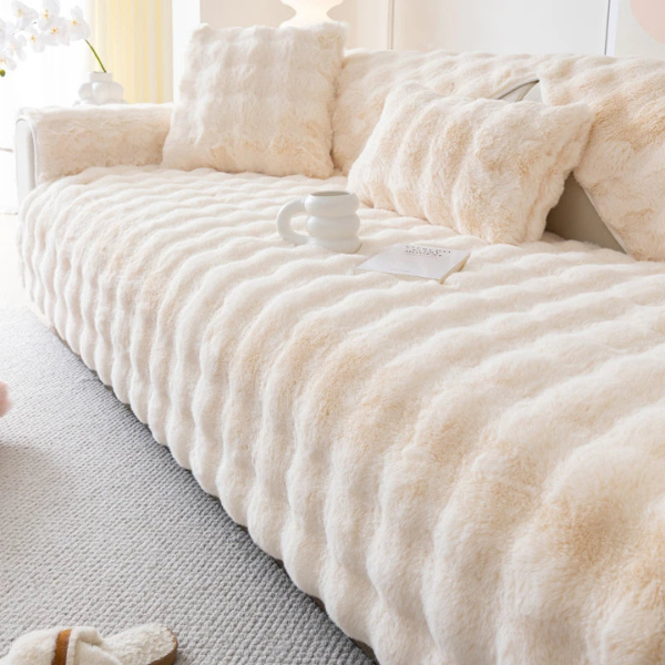 Housse de Canapé Confort Premium 0 Electro Paris Blanc 70x70cm