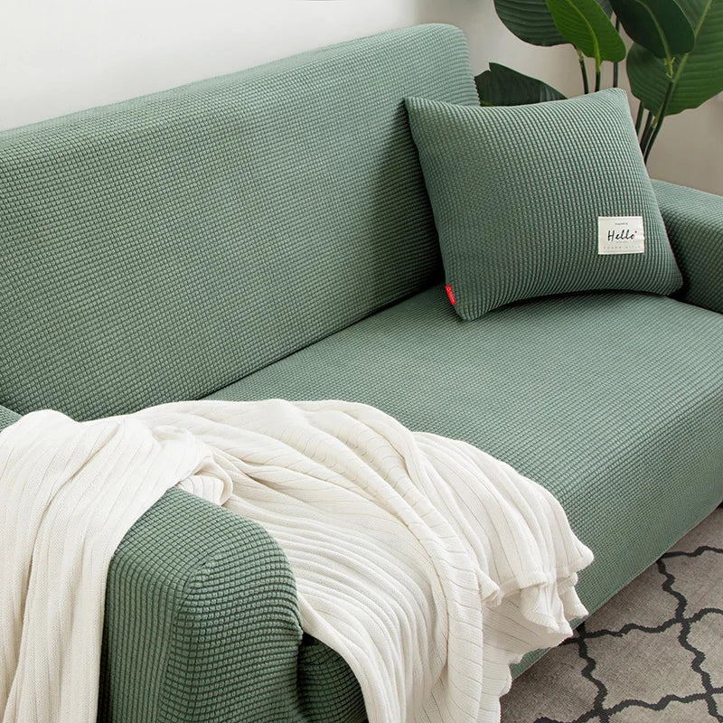 Housse de Canapé Extensible en Jacquard – Protège-Canapé Déperlant pour Salon Housses de canapé Electro Paris