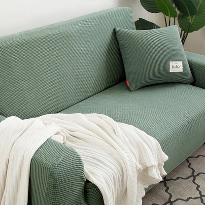 Housse de Canapé Extensible en Jacquard – Protège-Canapé Déperlant pour Salon Housses de canapé Electro Paris