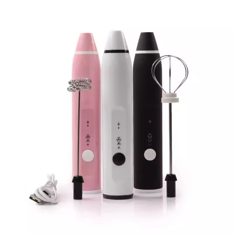 Mousseur À Lait Rechargeable Pour Café Et Boissons Chaudes Avec Design Compact Et Portable Frother mixer Electro Paris