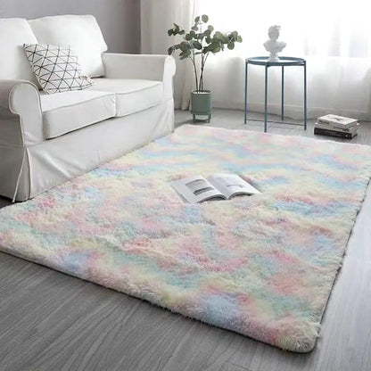 Tapis Fluffy Doux 5 × 8 Pour Salon, Chambre Ou Espace De Détente Confortable Et Élégant Rugs Electro Paris D