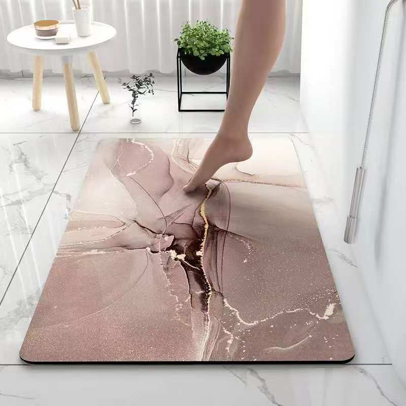 Tapis De Bain Antidérapant Et Super Absorbant Pour Salle De Bain, Douche Ou Spa Bath Mats & Rugs Electro Paris Beige