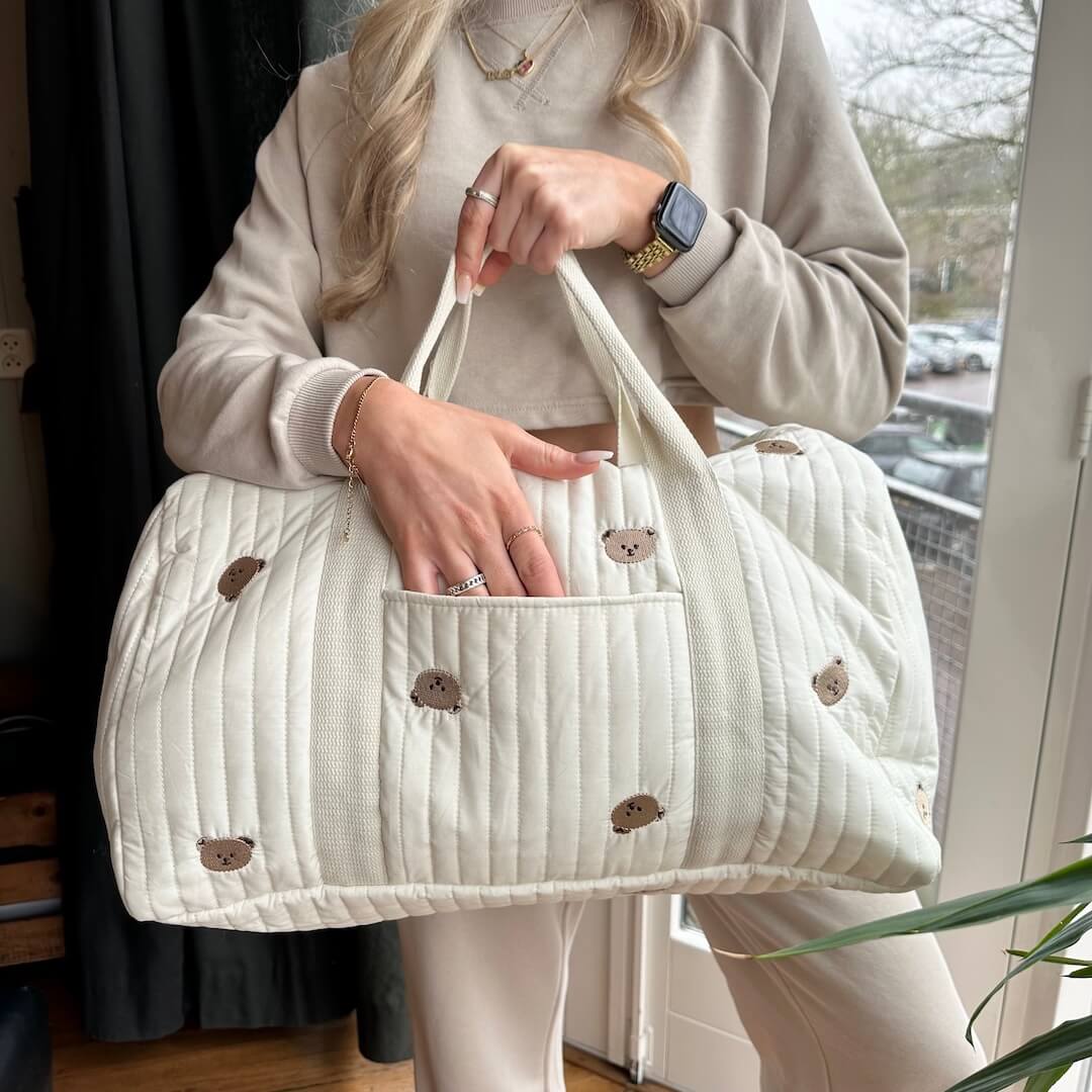 Sac Fourre-Tout Mom Essentials Duffle Avec Compartiments Pour Bébé Et Parents Doctor's bag Electro Paris Ourse