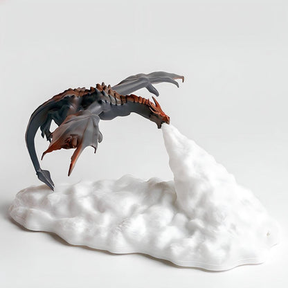 Lampe Dragon Sculptée Avec Éclairage Ambiant Pour Décorations Mystiques Et Intérieurs Envoûtants Table Lamp Electro Paris