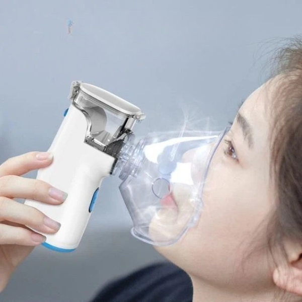 Inhalateur Portable – Nébuliseur Main pour Asthme et Respiration Health Care Electro Paris