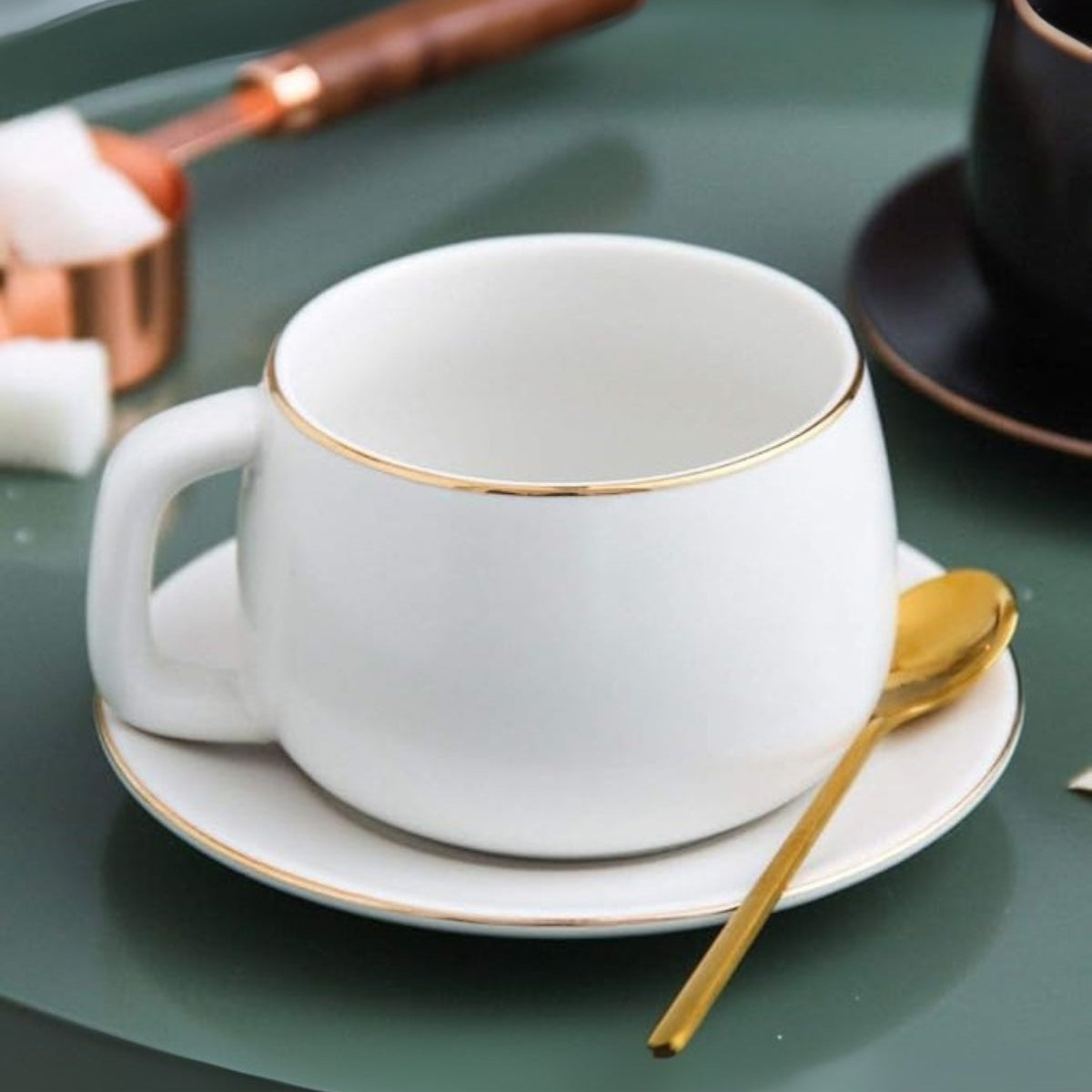 Tasse À Thé – Service En Porcelaine Fine Avec Tasses Et Soucoupes Élégantes Tea cup Electro Paris