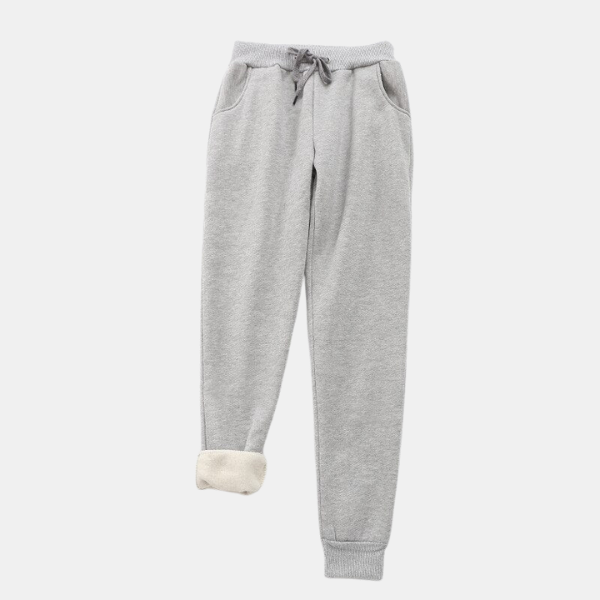 Jogging Luxe – Confort et Douceur en Cachemire Kleding voor vrouwen Electro Paris Gris clair 32