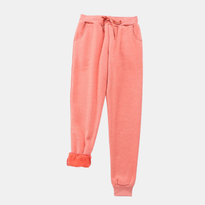 Jogging Luxe – Confort et Douceur en Cachemire Kleding voor vrouwen Electro Paris Pastèque 32