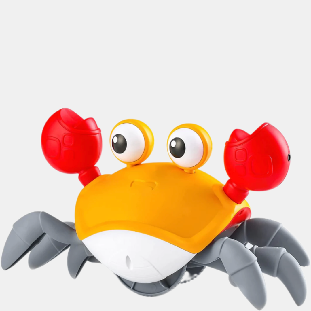Jouet Crabe Interactif Roulant avec Lumières et Sons Toys & Games Electro Paris Orange