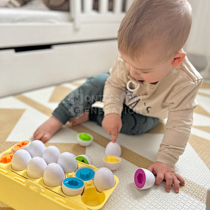Jouet d'Apprentissage des Formes pour Tout-Petits – Œufs Géométriques à Trier par Couleur Jouets éducatifs Electro Paris