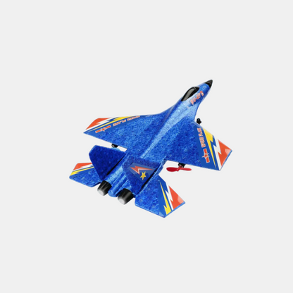 Jouet Lanceur d'Avion avec Planeurs en Mousse – Pistolet Catapulte d'Extérieur pour Enfants Jouets télécommandés de loisir Electro Paris BLEU COSMIQUE