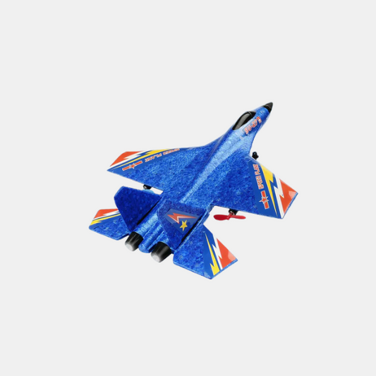 Jouet Lanceur d'Avion avec Planeurs en Mousse – Pistolet Catapulte d'Extérieur pour Enfants Jouets télécommandés de loisir Electro Paris BLEU COSMIQUE