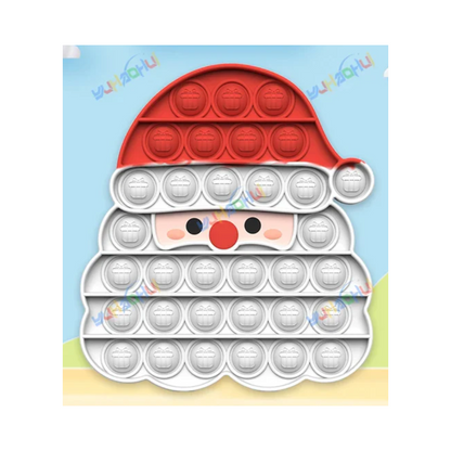 Jouet Sensoriel Push Pop Bubble – Jouet en Silicone Arc-en-ciel pour Soulager le Stress Jouets anti-stress Electro Paris 2123 Père Noël