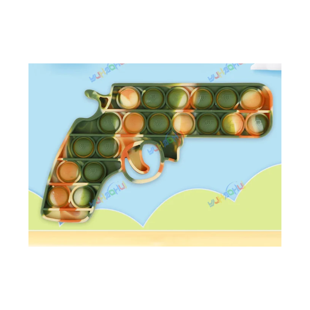 Jouet Sensoriel Push Pop Bubble – Jouet en Silicone Arc-en-ciel pour Soulager le Stress Jouets anti-stress Electro Paris 0144 Pistolet