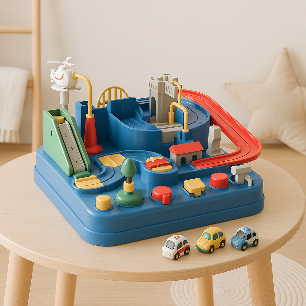 Circuit de Voiture Aventure Urbaine – Jouet Éducatif Interactif pour Tout-Petits Jouets d'apprentissage et éducatifs Electro Paris