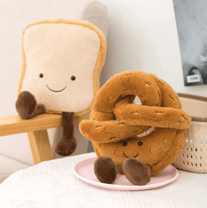 Jouet en Peluche Croissant Brezel – Doux Oreiller pour Enfants et Adultes Animaux en peluche et jouets en peluche Electro Paris