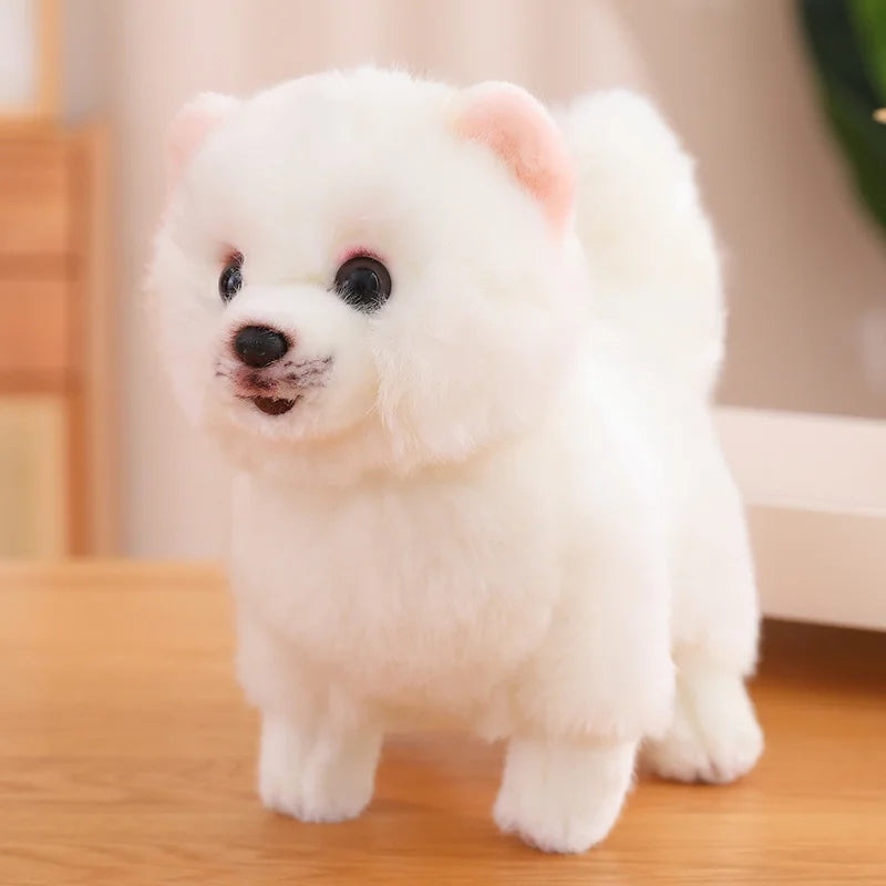 Peluche Chien Loulou de Poméranie – Animal en Peluche Réaliste pour Enfants Animaux en peluche et jouets en peluche Electro Paris