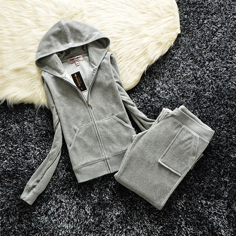 Ensemble de Jogging Juicy pour Femme 2-Piece Sets Electro Paris Gris S