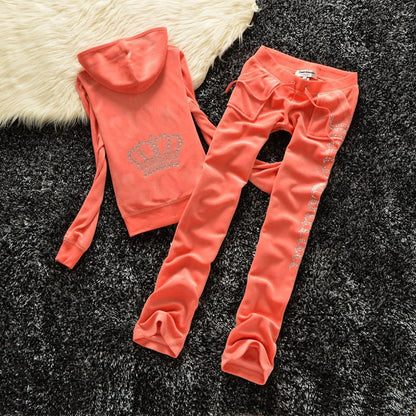 Ensemble de Jogging Juicy pour Femme 2-Piece Sets Electro Paris Orange S