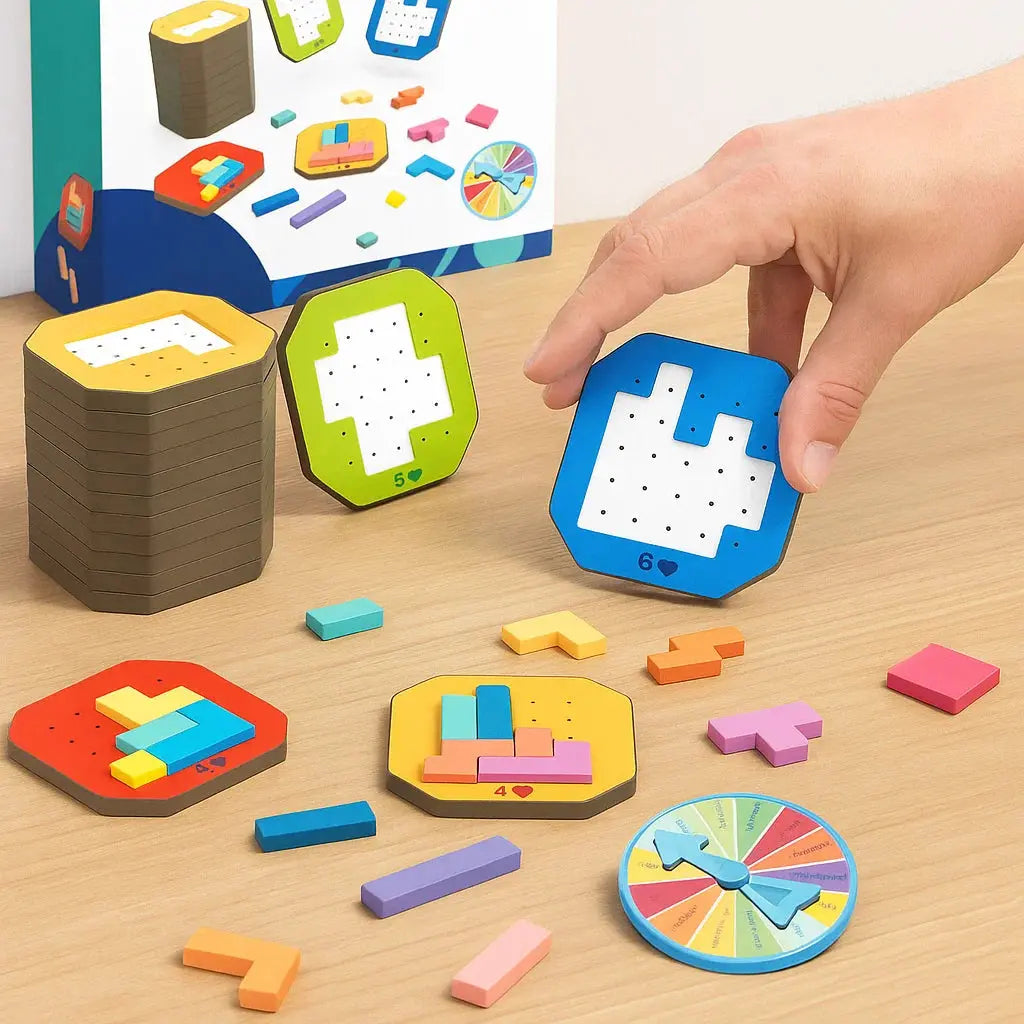 Jeu De Puzzle Logique Coloré Pour Enfants Et Adultes Pour Développer Créativité Et Réflexion Toys & Games > Puzzles > Jigsaw Puzzles > Educational Building Block Puzzles Electro Paris