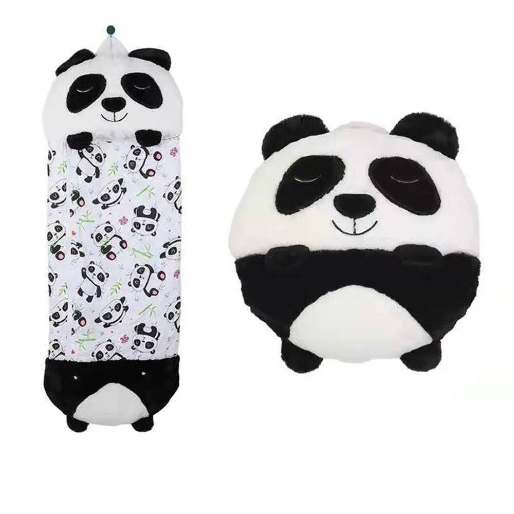 Sac De Couchage Enfant 2 En 1 – Doux, Pliable Et En Forme D’Animal Nap pillow Electro Paris Panda 135 x 50cm