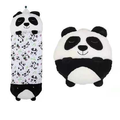 Sac De Couchage Enfant 2 En 1 – Doux, Pliable Et En Forme D’Animal Nap pillow Electro Paris Panda 135 x 50cm