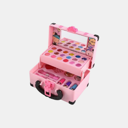 Kit de Faux Maquillage pour Enfants – Jouet Cosmétique Non Toxique avec Trousse Princesse Kits de maquillage et de beauté Electro Paris