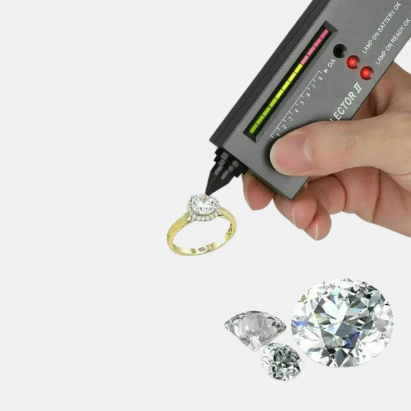 Kit de Test de Diamants – Stylo Vérificateur de Gemmes Précis avec Étui Portable Diamond Tester Electro Paris
