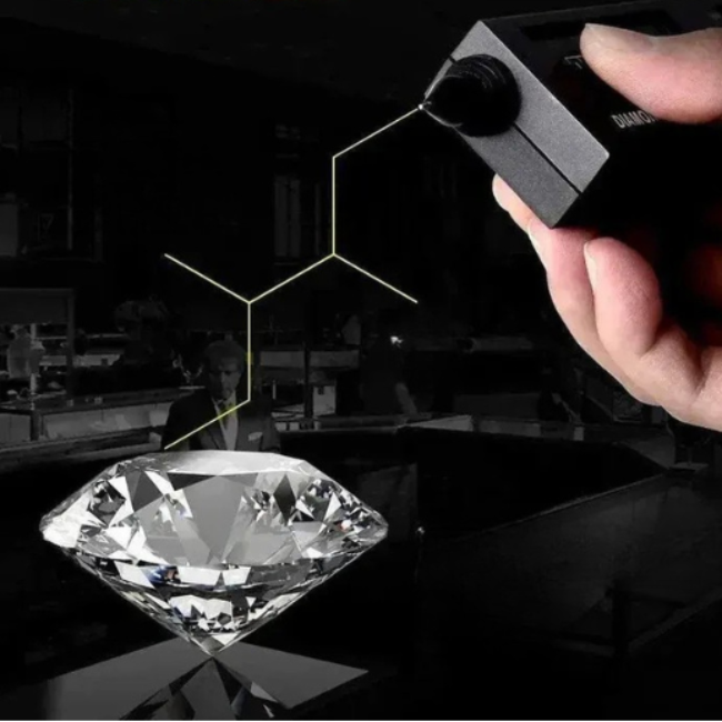 Kit de Test de Diamants – Stylo Vérificateur de Gemmes Précis avec Étui Portable Diamond Tester Electro Paris