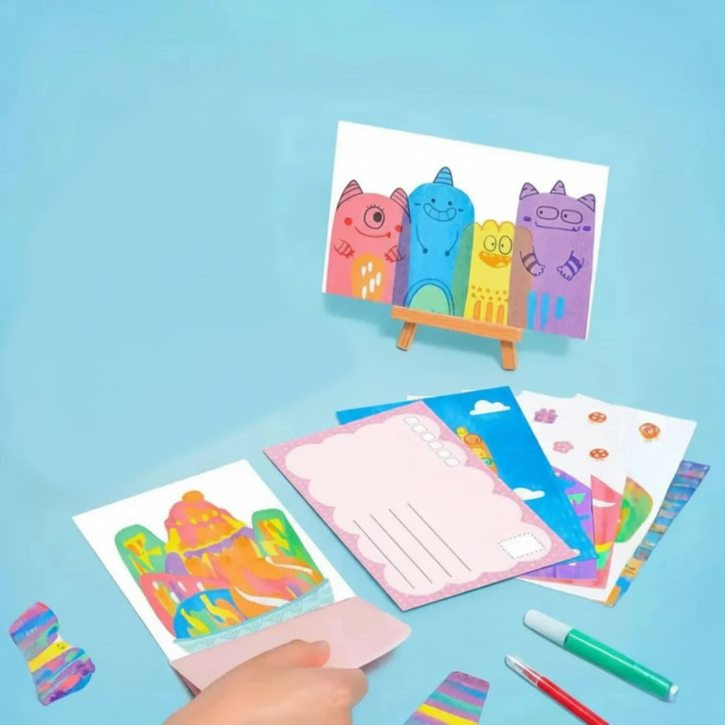 Set De Dessin À Gratter Pour Enfants Pour Créer Des Œuvres Arc-En-Ciel Sans Désordre Toys & Games > Arts & Crafts > Drawing & Coloring Supplies > Scratch Art Kits Electro Paris