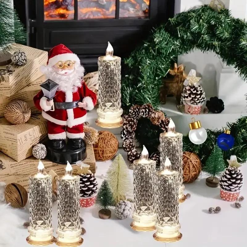 Bougies LED Décoratives Avec Effet Cristal Pour Une Ambiance Chaleureuse Et Sûre Toute L’Année Candle Electro Paris