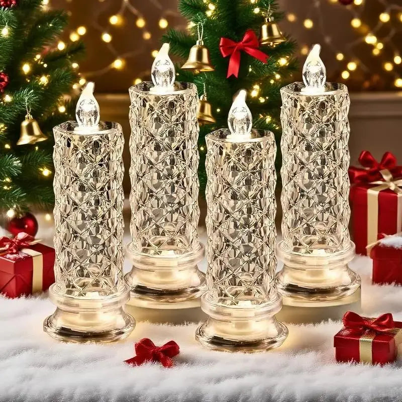 Bougies LED Décoratives Avec Effet Cristal Pour Une Ambiance Chaleureuse Et Sûre Toute L’Année Candle Electro Paris