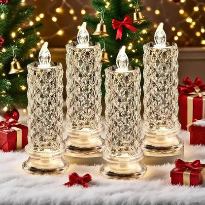 Bougies LED Décoratives Avec Effet Cristal Pour Une Ambiance Chaleureuse Et Sûre Toute L’Année Candle Electro Paris
