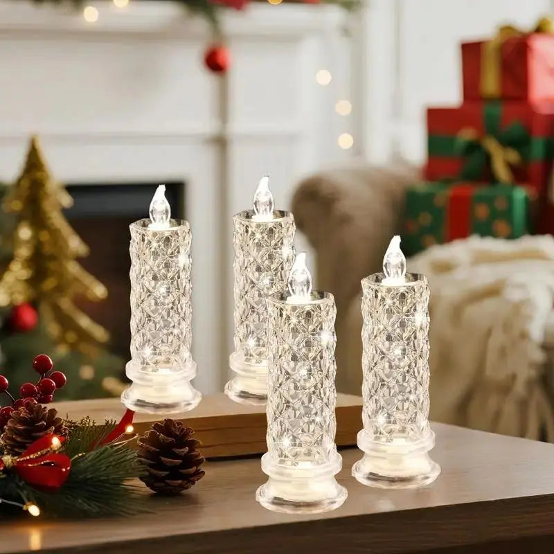 Bougies LED Décoratives Avec Effet Cristal Pour Une Ambiance Chaleureuse Et Sûre Toute L’Année Candle Electro Paris
