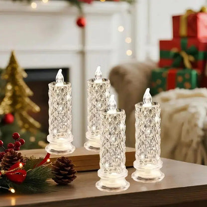 Bougies LED Décoratives Avec Effet Cristal Pour Une Ambiance Chaleureuse Et Sûre Toute L’Année Candle Electro Paris