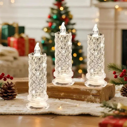 Bougies LED Décoratives Avec Effet Cristal Pour Une Ambiance Chaleureuse Et Sûre Toute L’Année Candle Electro Paris