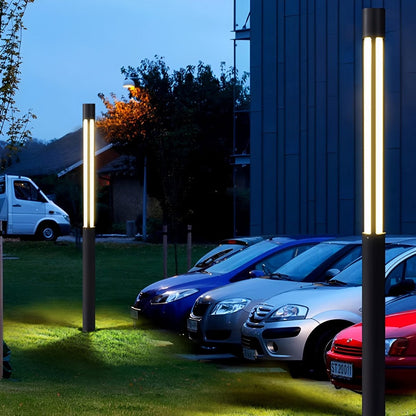 Lampadaire Extérieur Cylindrique LED au Style Moderne Lampadaire Electro Paris