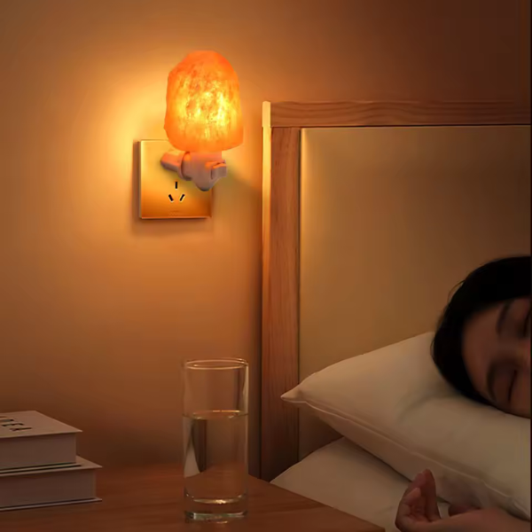 Lampe Cristal de Sel – Éclairage Naturel et Apaisant pour la Maison Electro Paris