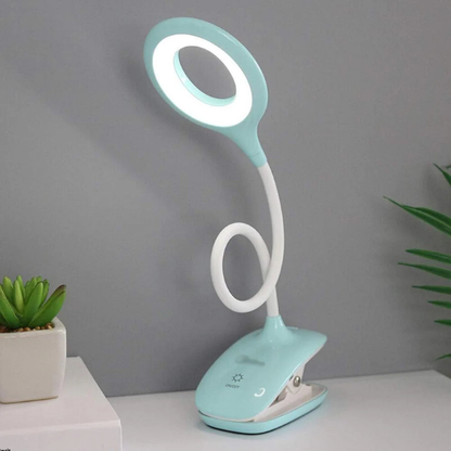 Lampe LED Clip & Col Flexible – Éclairage Rechargeable et Économique Electro Paris Vert