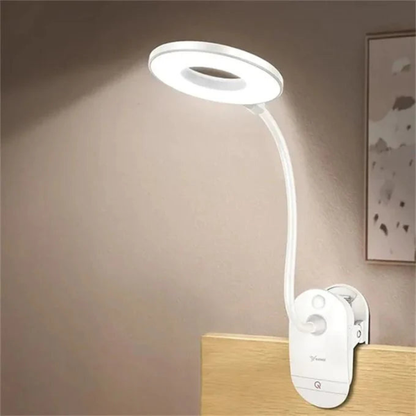 Lampe LED Clip & Col Flexible – Éclairage Rechargeable et Économique Electro Paris Blanc