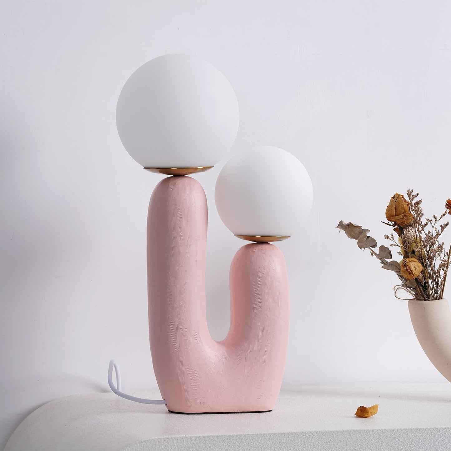 Lampe de Table Sculpturale Oo pour un Éclairage Texturé et Naturel Éclairage Electro Paris