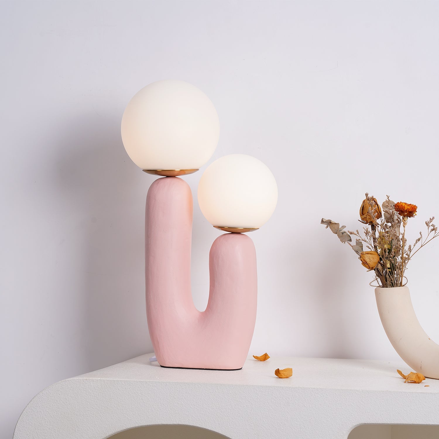 Lampe de Table Sculpturale Oo pour un Éclairage Texturé et Naturel Éclairage Electro Paris