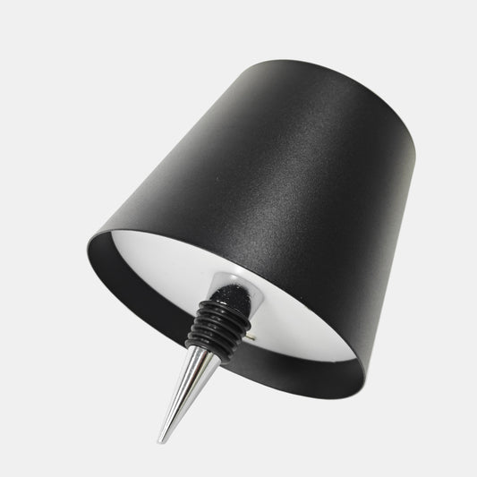 Lampe Bouteille LED avec Modes de Lumière Réglables Lampe de table Electro Paris Noir
