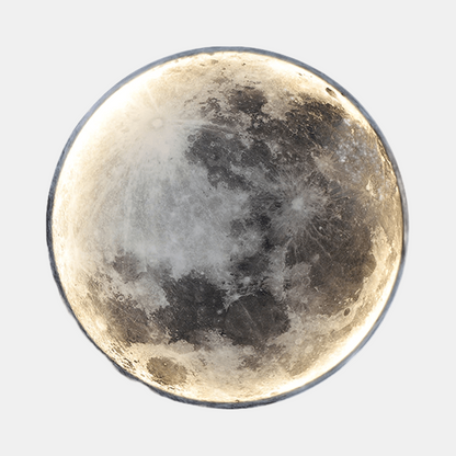 Lampe Décorative Lune - Luminaire Pour Salon Avec Télécommande LED Applique murale Electro Paris 40cm