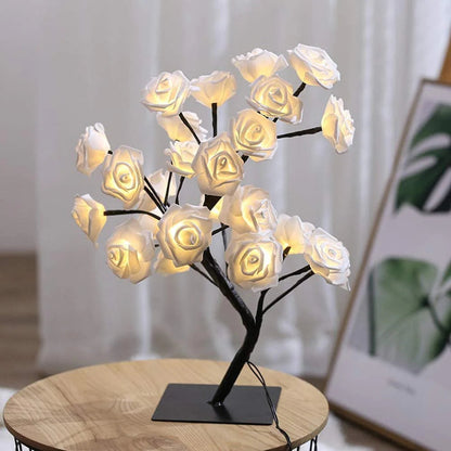 Lampe Arbre de Roses pour une Ambiance Élégante Lampe de table Electro Paris Blanc