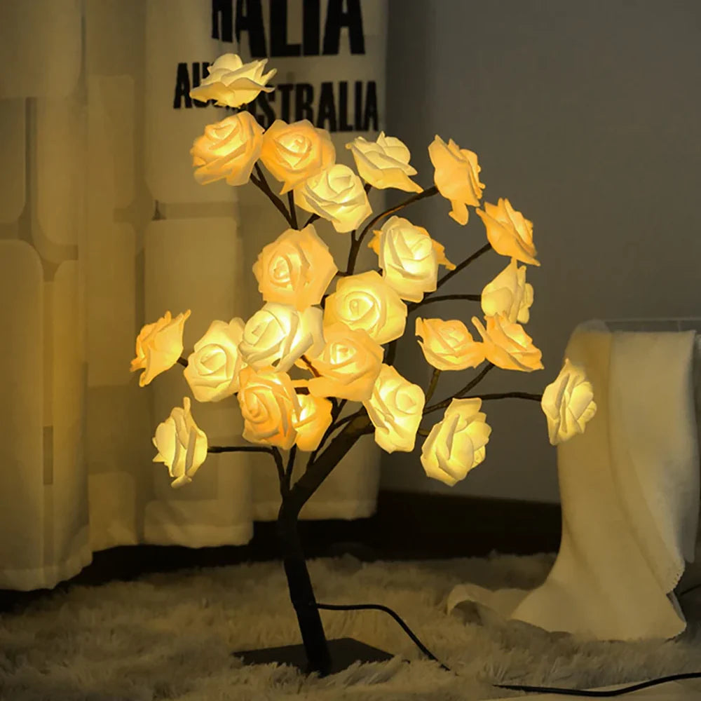 Lampe Arbre de Roses pour une Ambiance Élégante Lampe de table Electro Paris