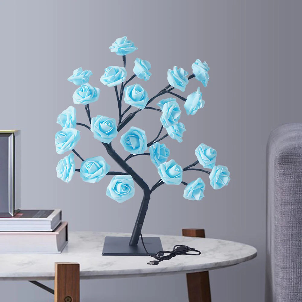 Lampe Arbre de Roses pour une Ambiance Élégante Lampe de table Electro Paris Bleu