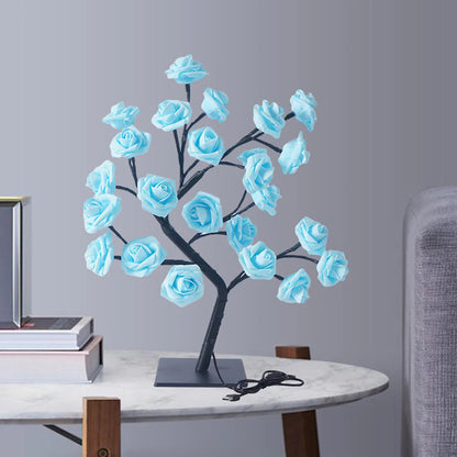 Lampe Arbre de Roses pour une Ambiance Élégante Lampe de table Electro Paris Bleu