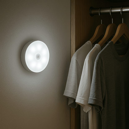Lampe Détecteur de Mouvement LED Rechargeable – Éclairage Intelligent pour Maison Éclairage Electro Paris Blanc Froid